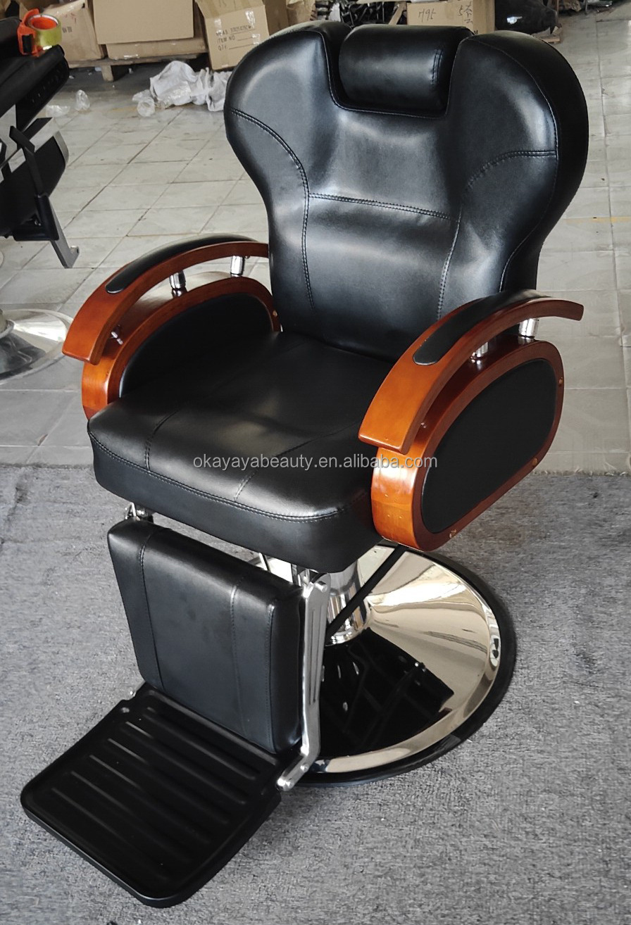 Hair salon traditional salon styling chairs cheap hairdressing chairs black barber chair with pump