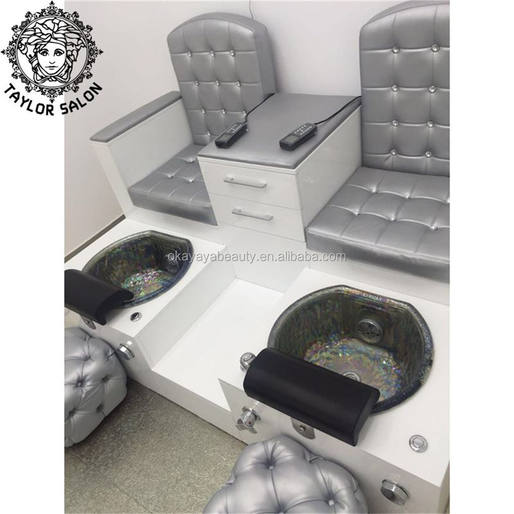 New arrivals 2024 beauty salon double pedicure chair with massage pedicure chair