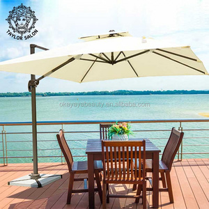 Wholesale garden furniture outdoor big umbrella hotel use cantilever parasol umbrella