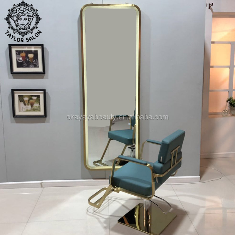 Wholesale hair salon mirror station mirror styling station salon barber mirror for sale