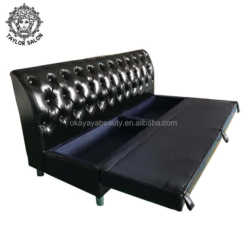 Beauty salon sofa living room furniture sofa set parlour chair lounge bench office waiting chairs for sale