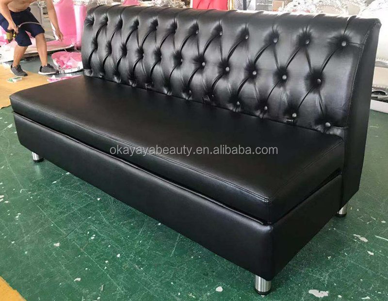 Beauty salon sofa living room furniture sofa set parlour chair lounge bench office waiting chairs for sale