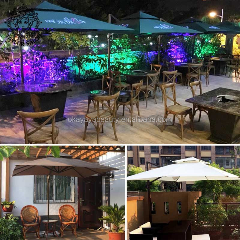 Wholesale garden furniture outdoor big umbrella hotel use cantilever parasol umbrella