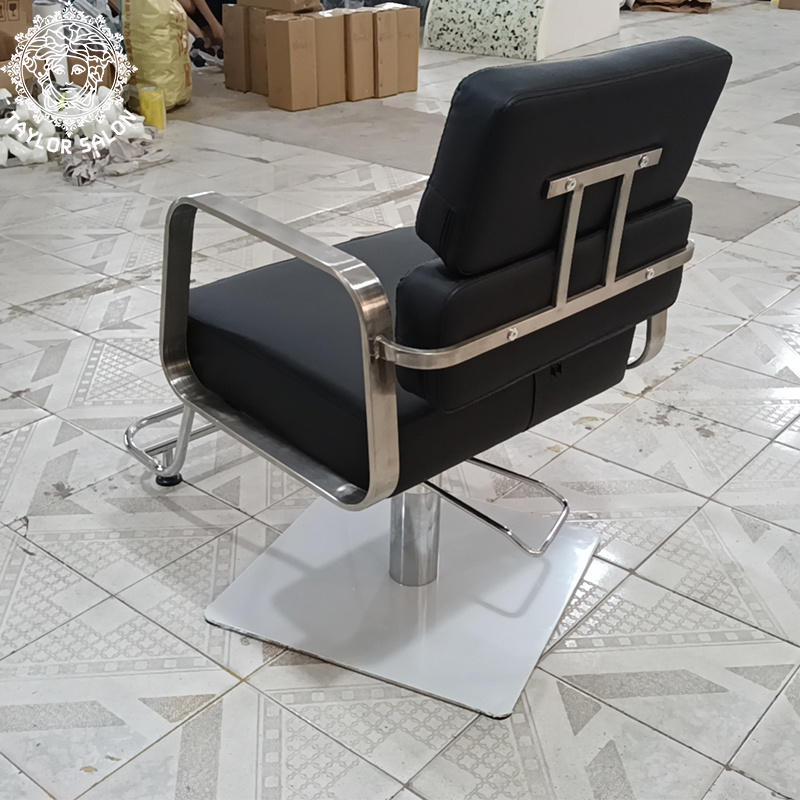 Taylor  Modern Barber Shop Salon Chair Black Special Hairdressing Styling  Chair For Sales