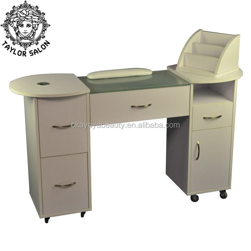 Beauty salon equipment and furniture used manicure table nail tables for sale