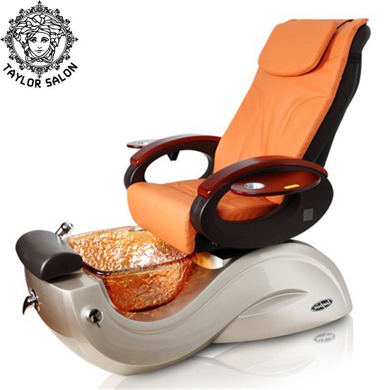 Modern No Plumbing Massage Pedicure Chair Nail Salon Foot Spa Manicure Pedicure Chair With Bowl Jet