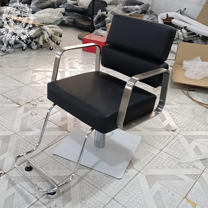 Taylor  Modern Barber Shop Salon Chair Black Special Hairdressing Styling  Chair For Sales