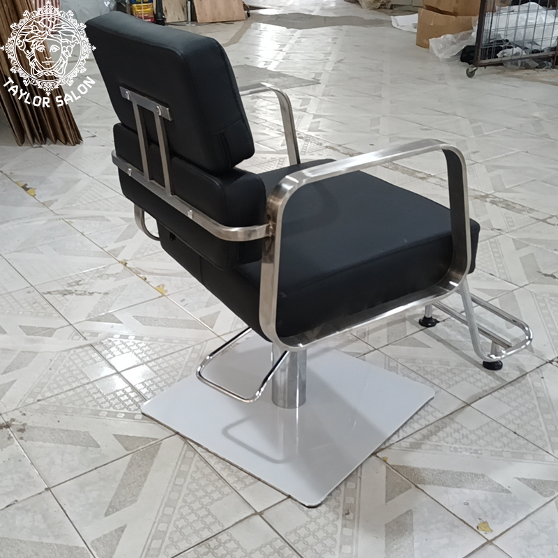 Taylor  Modern Barber Shop Salon Chair Black Special Hairdressing Styling  Chair For Sales