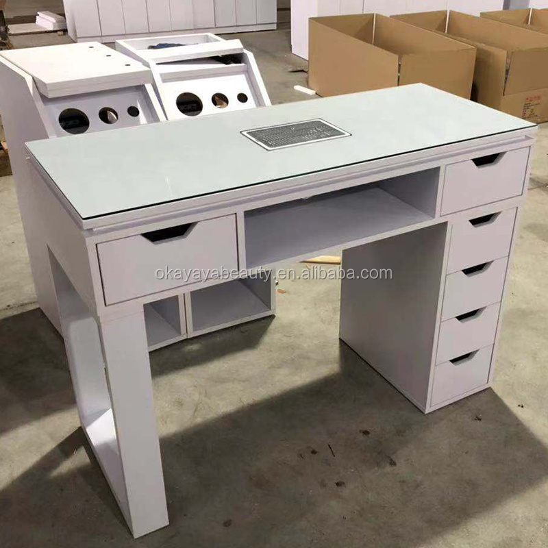 Nail salon furniture equipment nail desk manicure table for sale