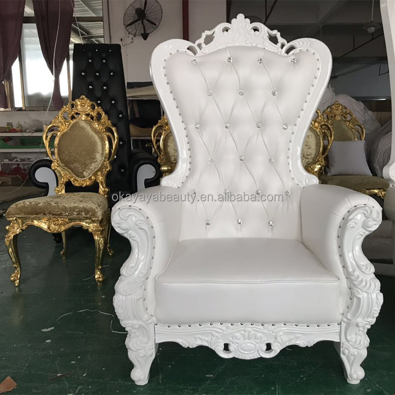 Luxury Hotel Wedding+Chairs Kids Foot Spa Massage Pedicure Chair Royal King Throne Chairs For Sale