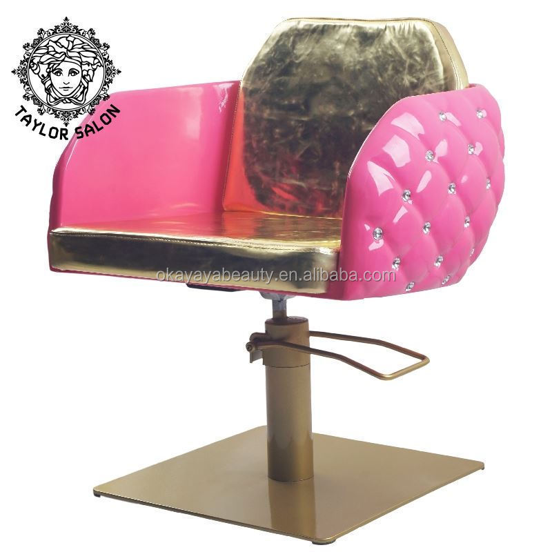 Salon furniture sets hairdressing chairs styling mirror station hair wash bowl backwash unit pink diamond shampoo chair