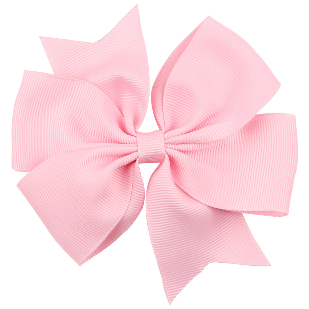 Okay wholesale 18 Colors 4.5 inch grosgrain ribbon butterfly bow hair clips