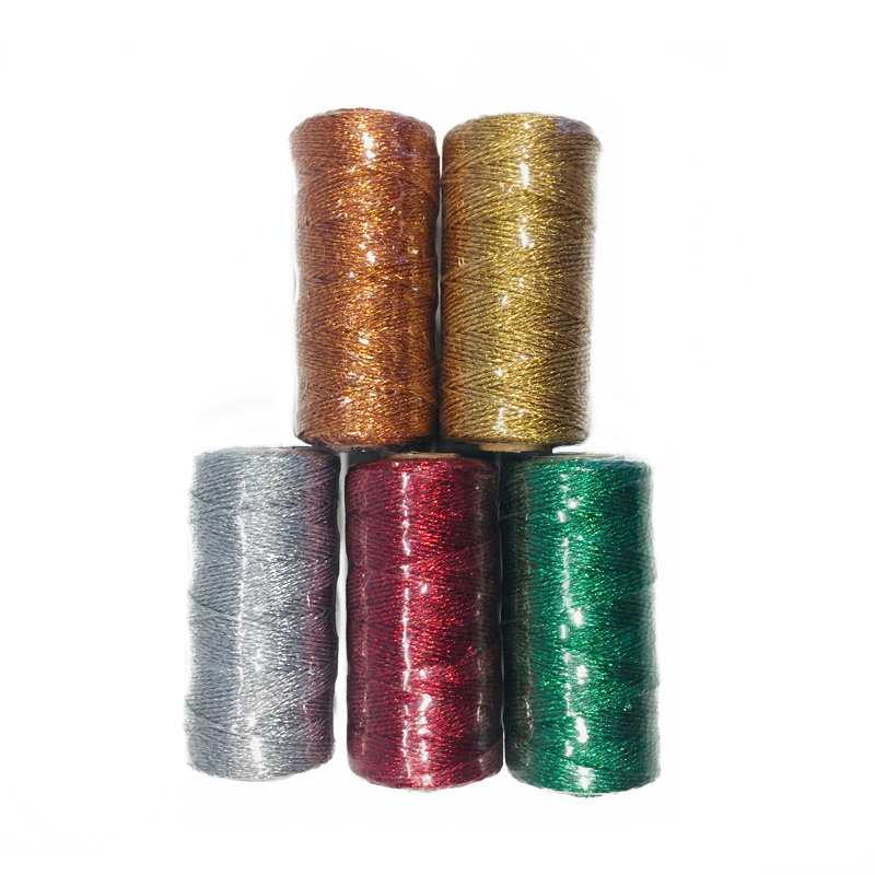 Stocked 110yd  2mm Solid Metallic Red Bakers Twine for Craft, twine rope