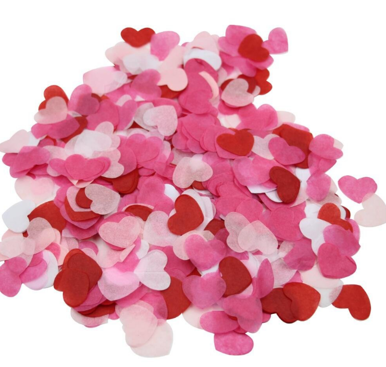 OKAY Custom 1kg Bulk circle heart stars biodegradable Paper confetti for Wedding Birthday School party Supplies