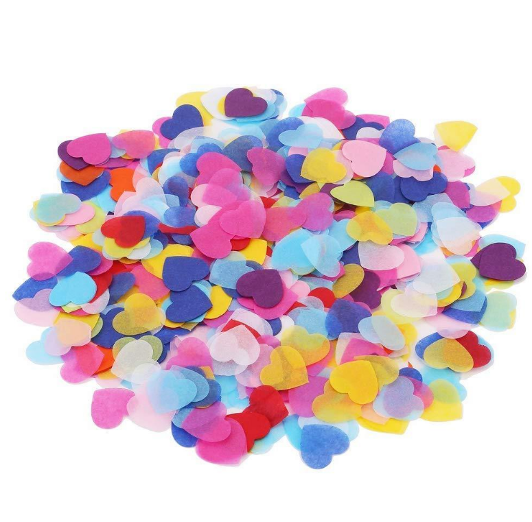 OKAY Custom 1kg Bulk circle heart stars biodegradable Paper confetti for Wedding Birthday School party Supplies