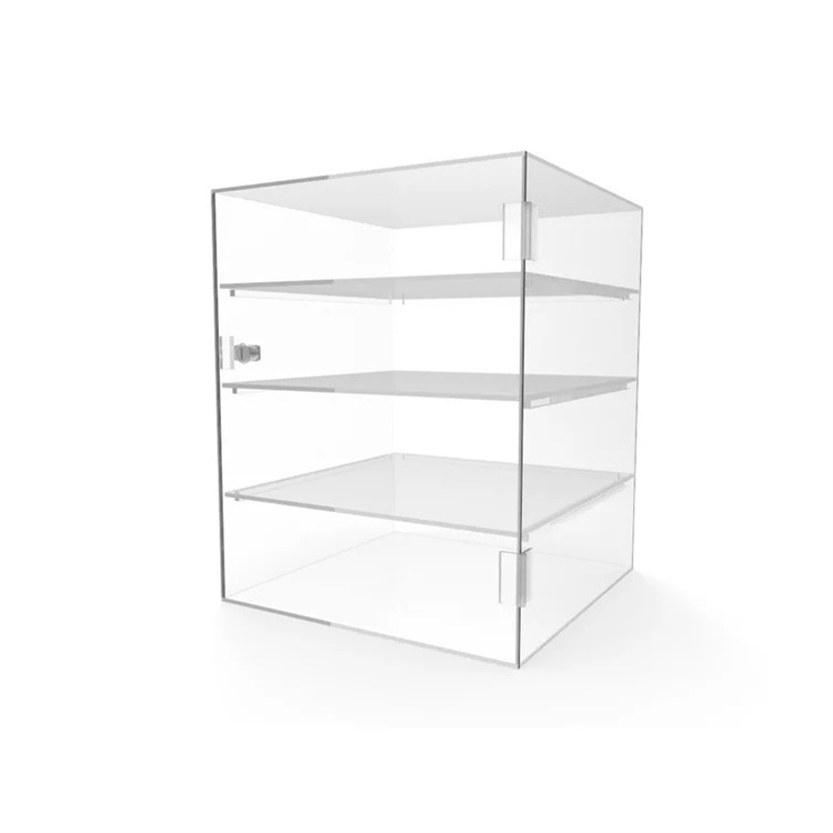 Lock Rack Acrylic Custom Clear Acrylic Display Cabinet Locking Clear Acrylic Jewelry ...