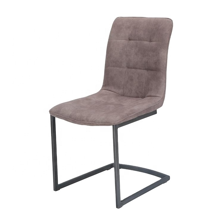 wholesale Bazhou chromed metal legs china furniture got sale modern fabric dining chair