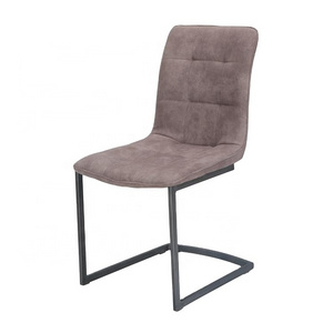 wholesale Bazhou chromed metal legs china furniture got sale modern fabric dining chair