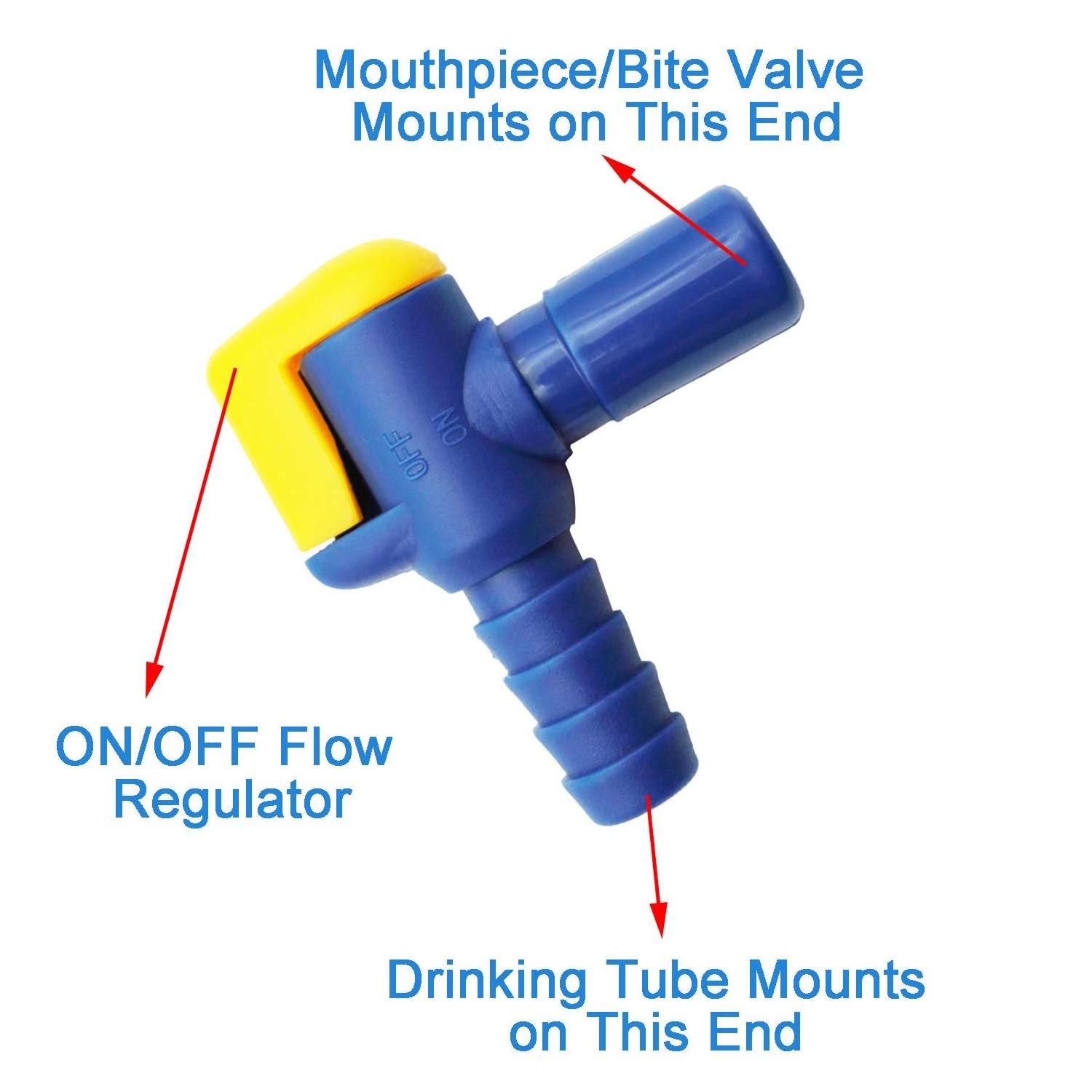 Silicone Bite Valve Replacement Mouthpiece Fit for Hydration Pack Bladder Water Backpack and Most Brands