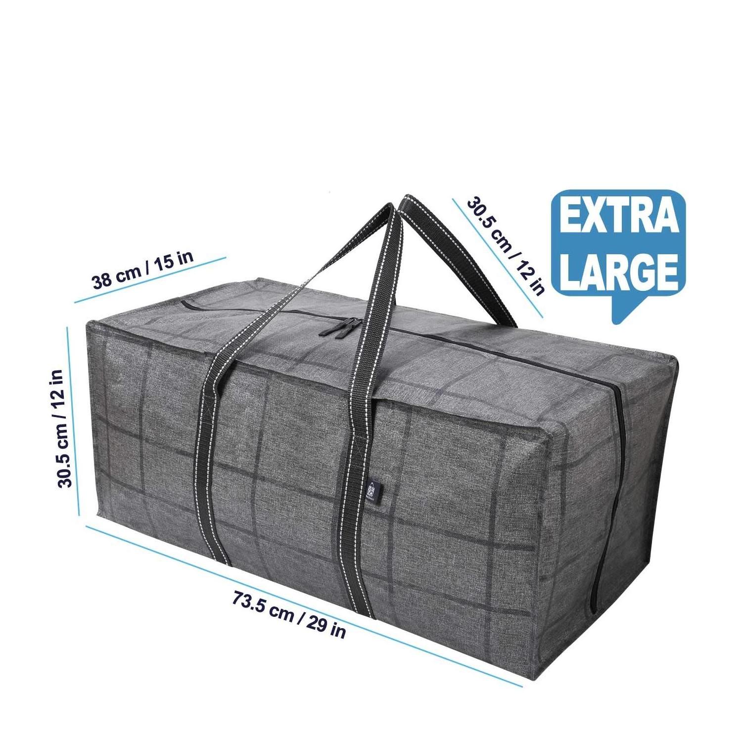 Heavy Duty Extra Large Storage Bag, Moving Bag Tote Clothes Organizer, Comforter,Moving Supplies