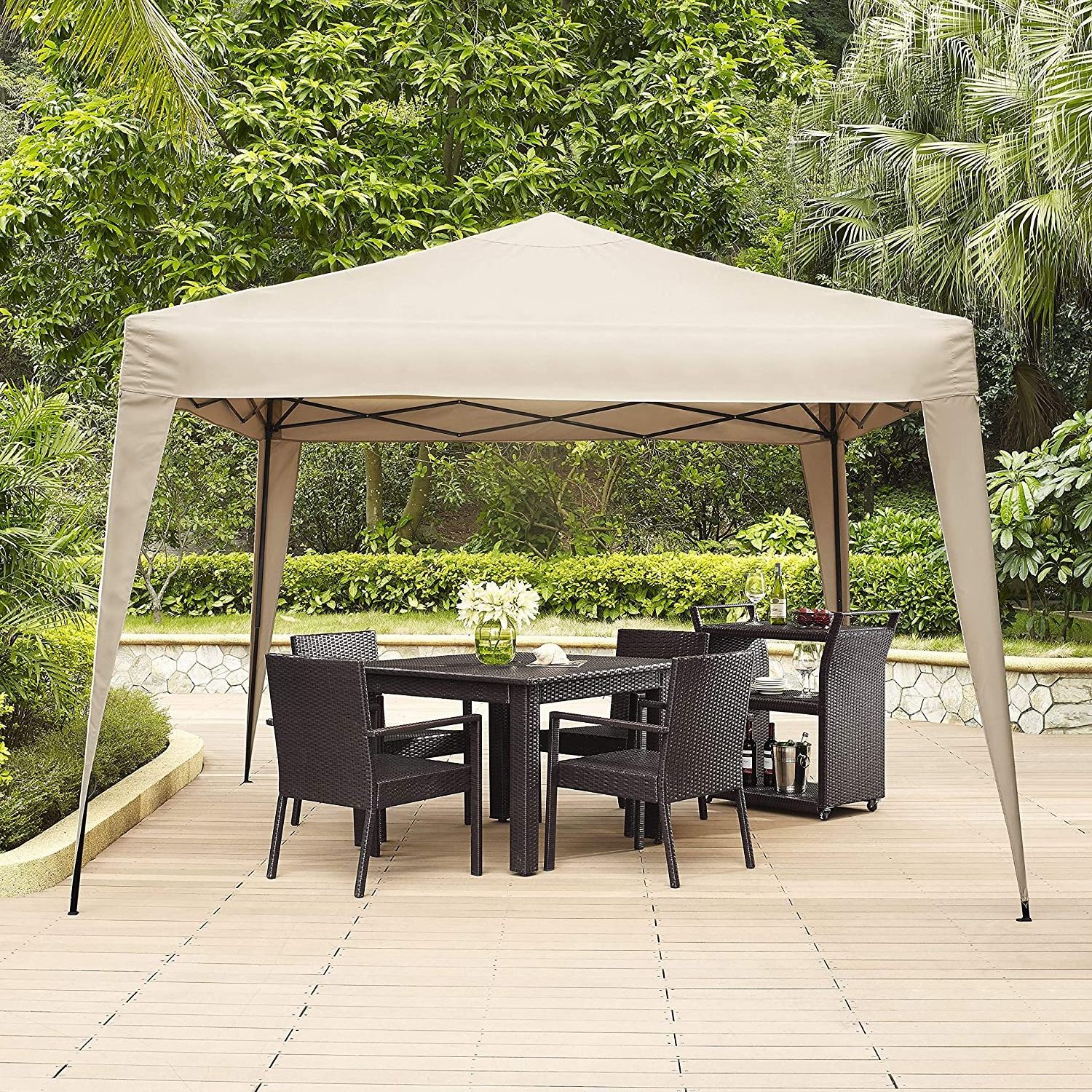 Custom Accepted Outdoor Waterproof 3x3 m Pop Up Gazebo Folding Tent 10x10 ft Canvas canopy for Garden patio metal iron