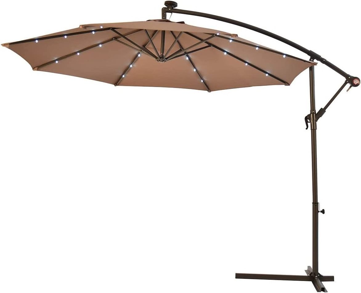 fast delivery led lights parasols patio large  beach garden umbrella outdoor for big patios