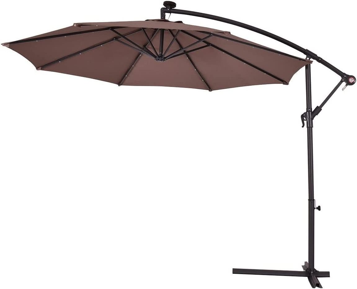 fast delivery led lights parasols patio large  beach garden umbrella outdoor for big patios