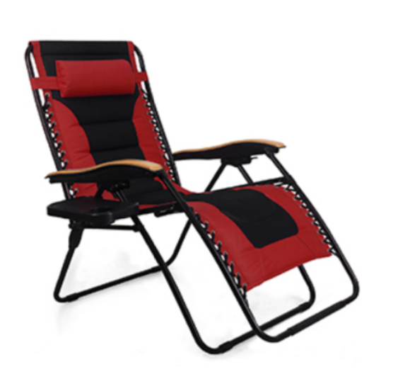 Padded Zero Gravity chair Folding Recliner Sun Lounge of High Quality Luxury Modern Outdoor Beach Patio Lawn