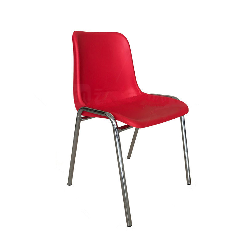 colorful cheap price stacking plastic and metal legs dining chairs