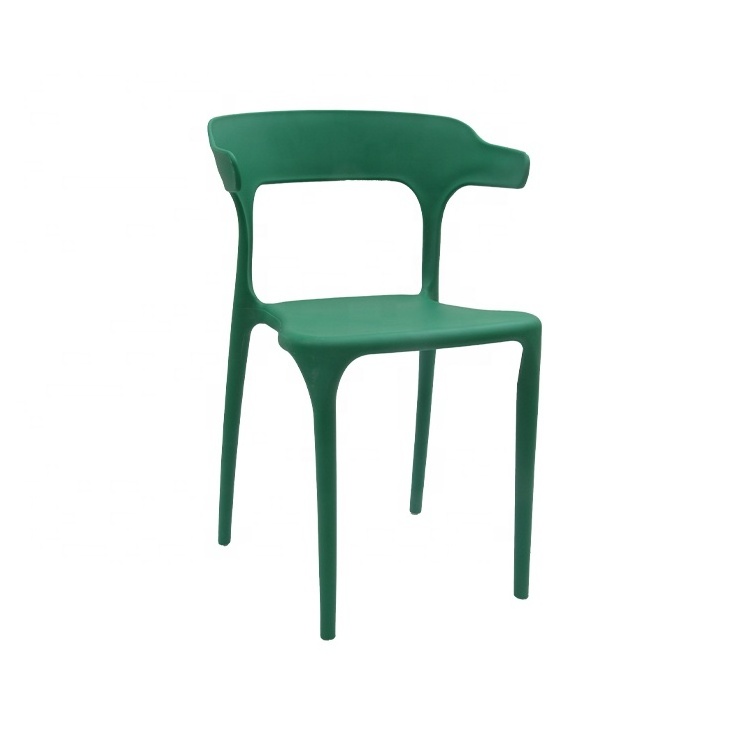 wholesale cheap price Plastic outdoor chairs colored pp stackable pvc dining chair monoblock polypropylene Sillas De Plasticas