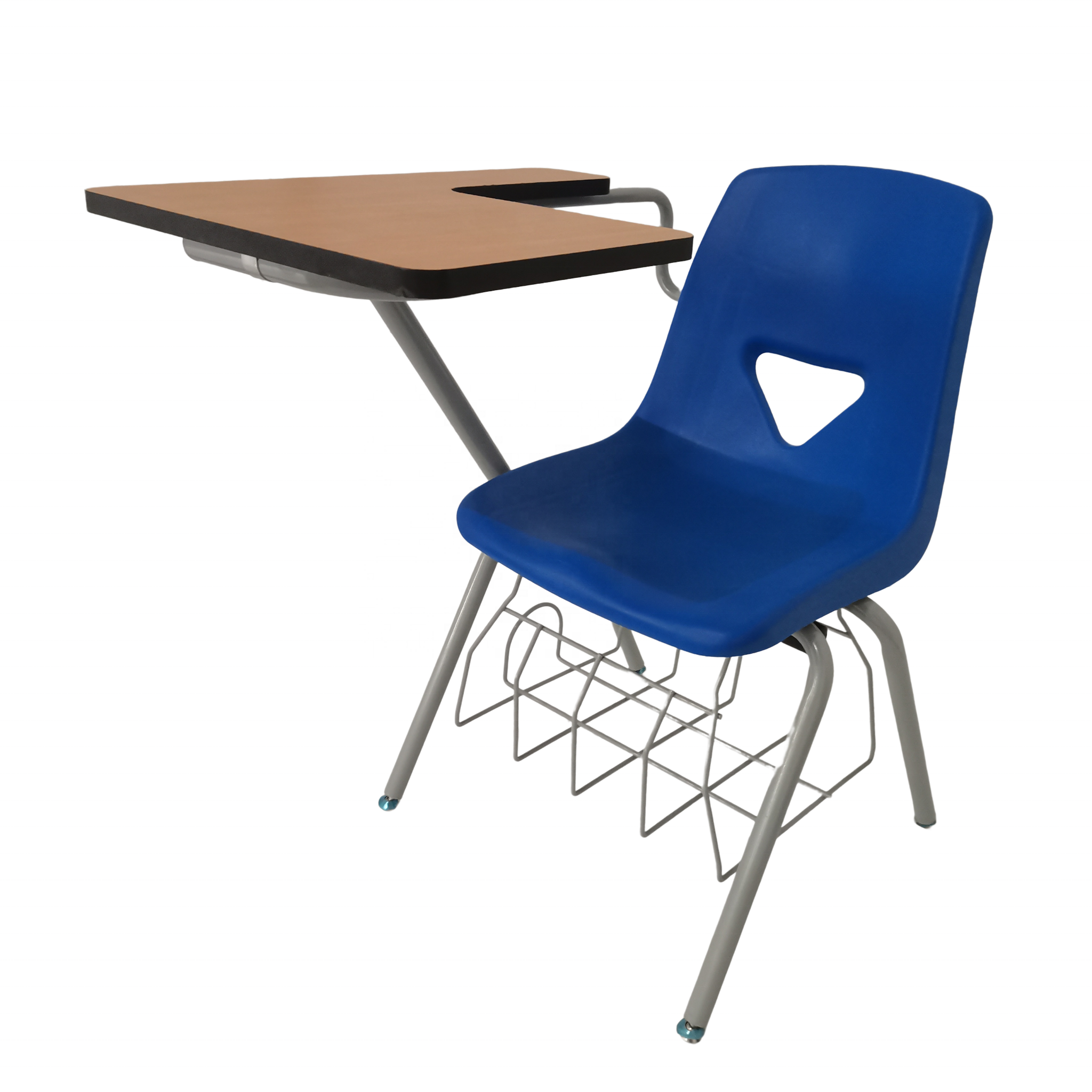 Foldable training  Plastic Metal Student Office School PP Outdoor Dining School Meeting bench with table board