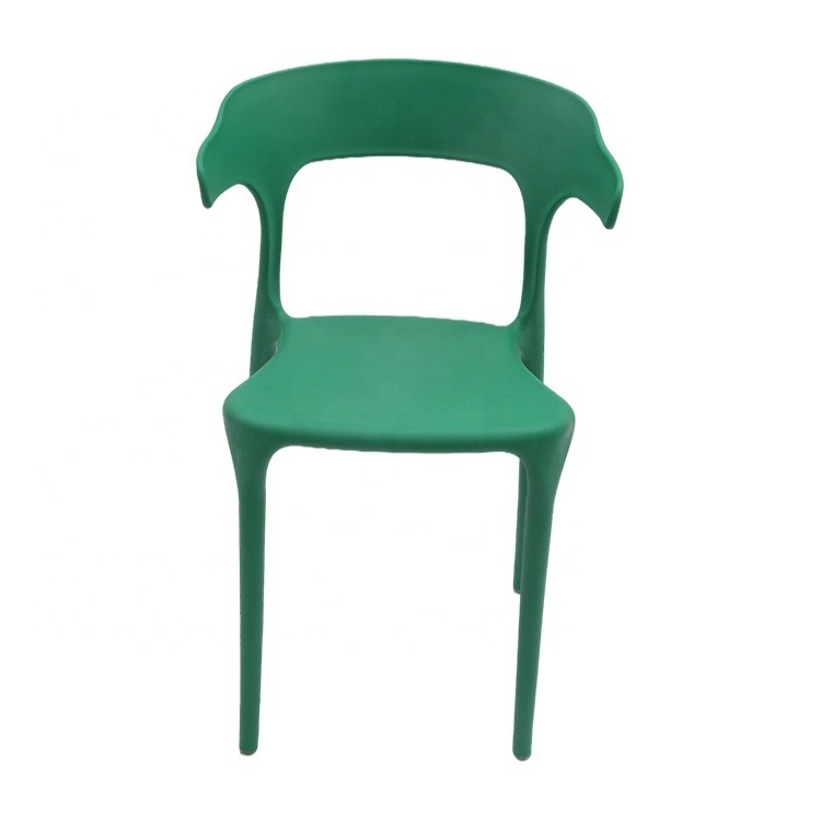 wholesale cheap price Plastic outdoor chairs colored pp stackable pvc dining chair monoblock polypropylene Sillas De Plasticas