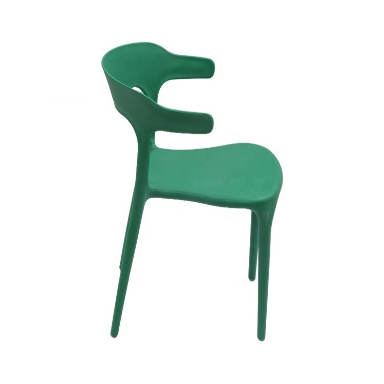 wholesale cheap price Plastic outdoor chairs colored pp stackable pvc dining chair monoblock polypropylene Sillas De Plasticas