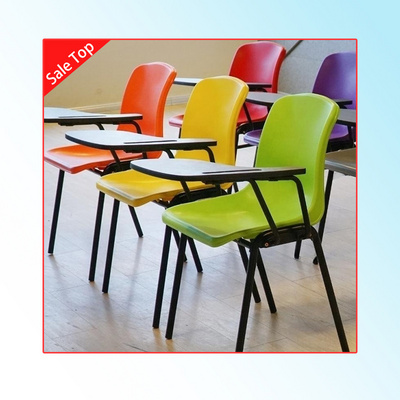 metal and plastic ergonomic massage office study cheap stackable school chairs with writing pad for classroom student children BestSuppliers