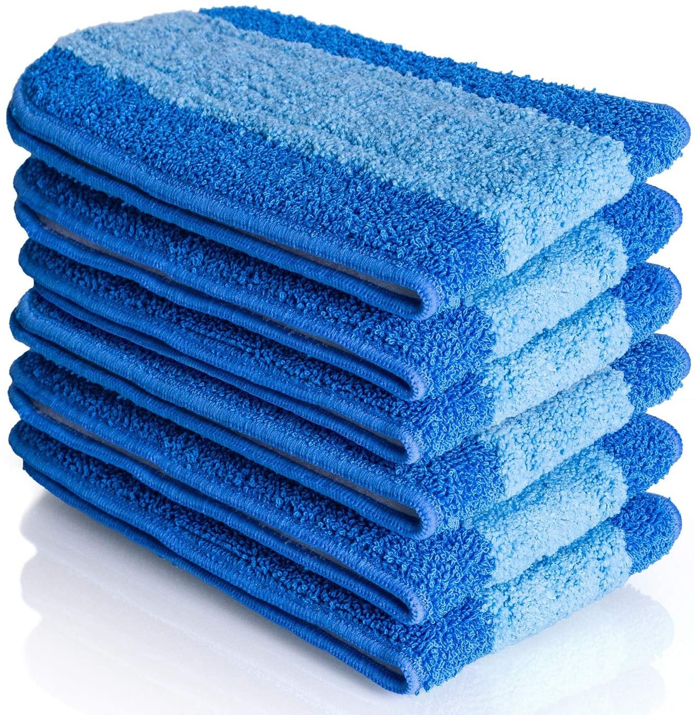 VIPaoclean Mop Head Washable Microfiber Floor Mop Pads Refills