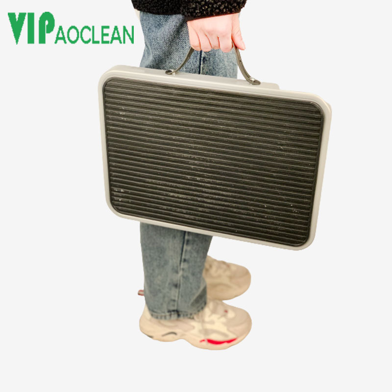 VIPaoclean Folded Folding Step Stool Foldable Rubber Platform Stable One Step Ladder