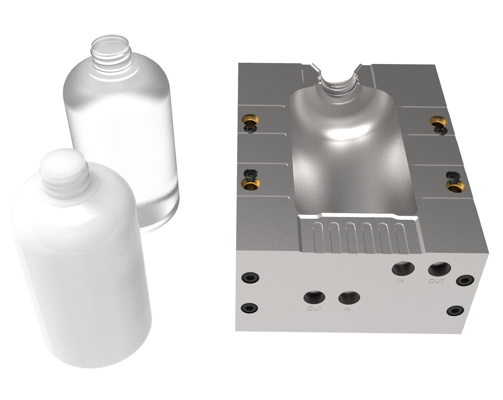 500ml Customized New Design Plastic Water Bottle Mold Mould For Milk and Other Beverages Bottle Mold Mould