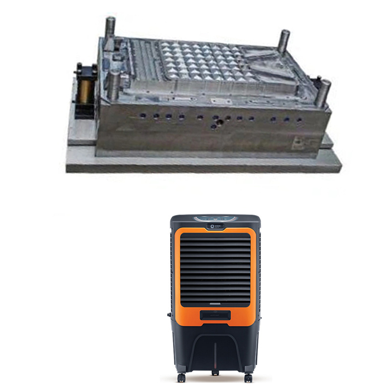 Plastic Mould for Air Conditioner Parts Water Chiller Unit Mold Outdoor Air Cooler Grille Injection Mould