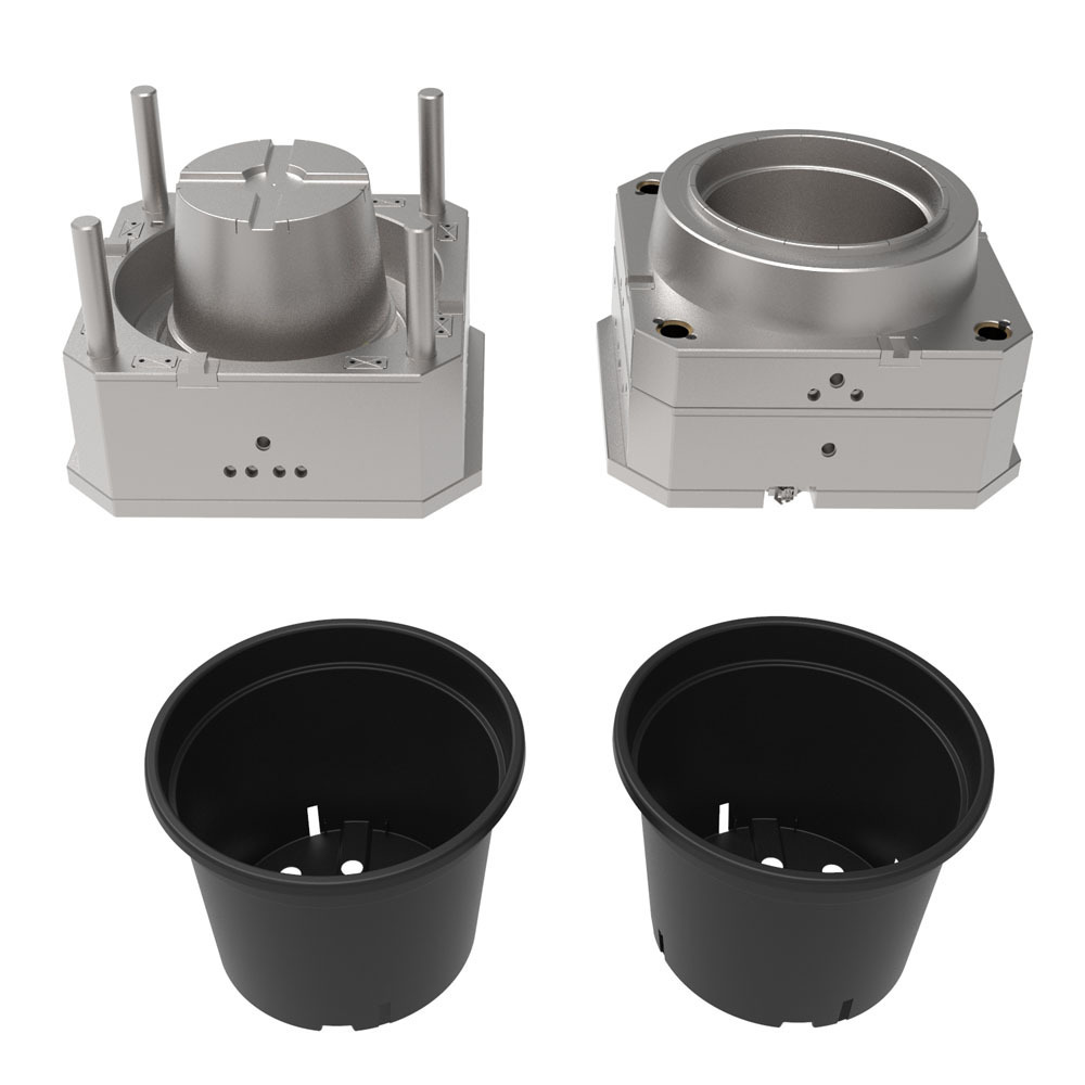 Injection Flower Pot Plastic Flower Pot Molds