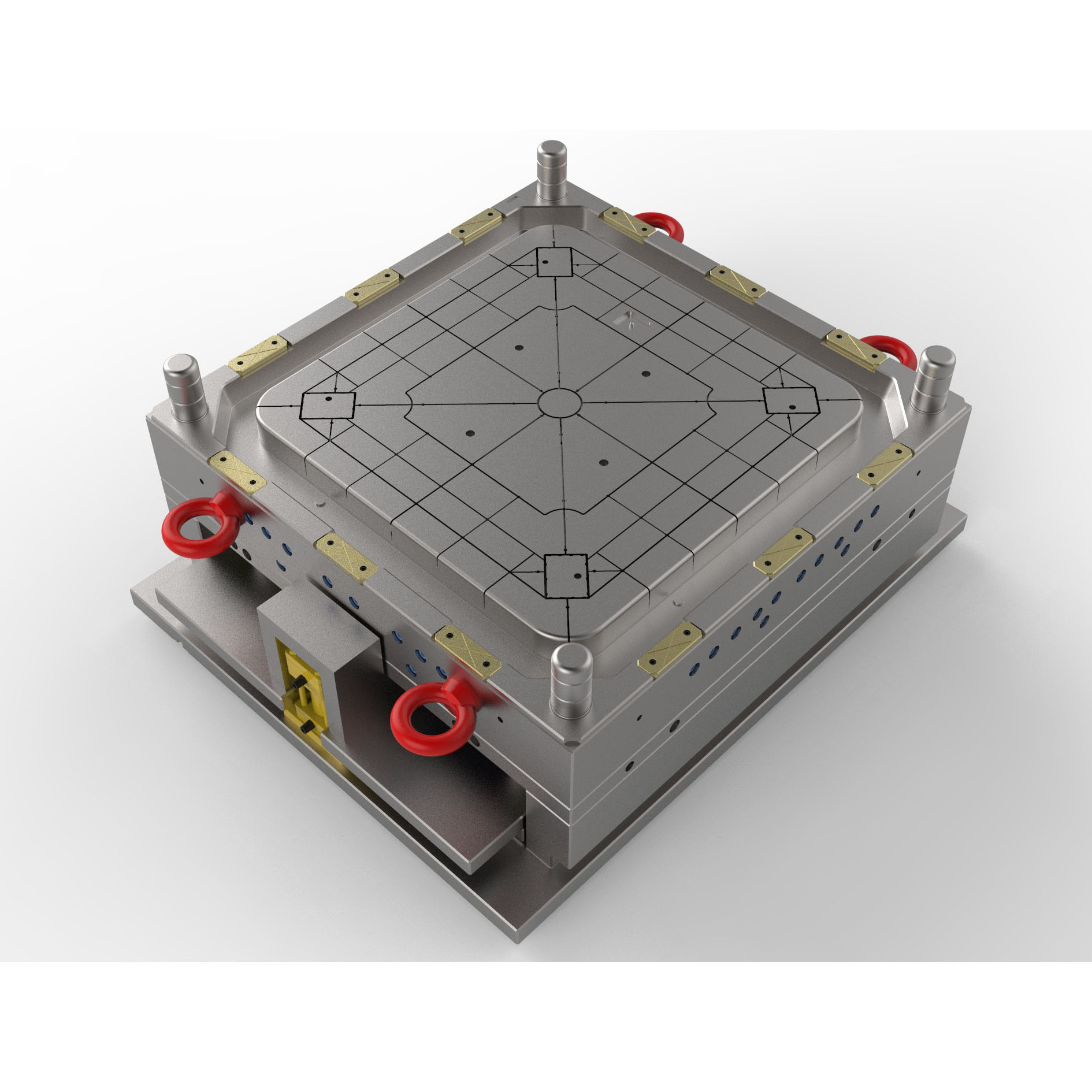 Plastic Injection Mold For Square Plastic Table