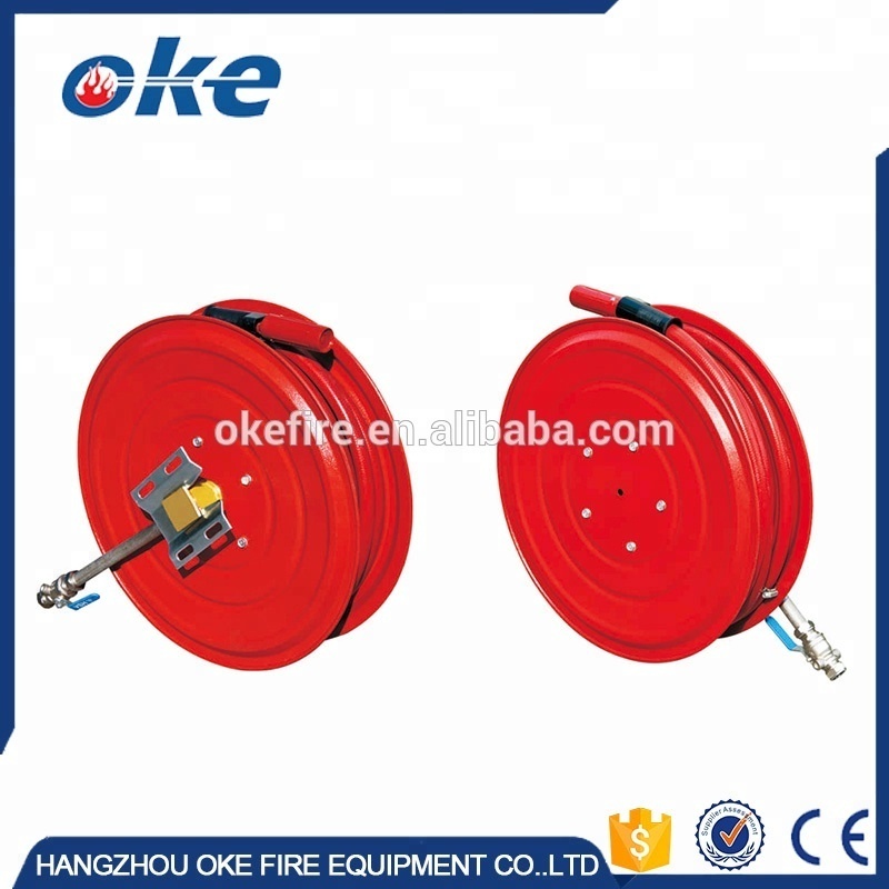 Okefire Wall Mounted Fire Fighting Hose Reel Drum