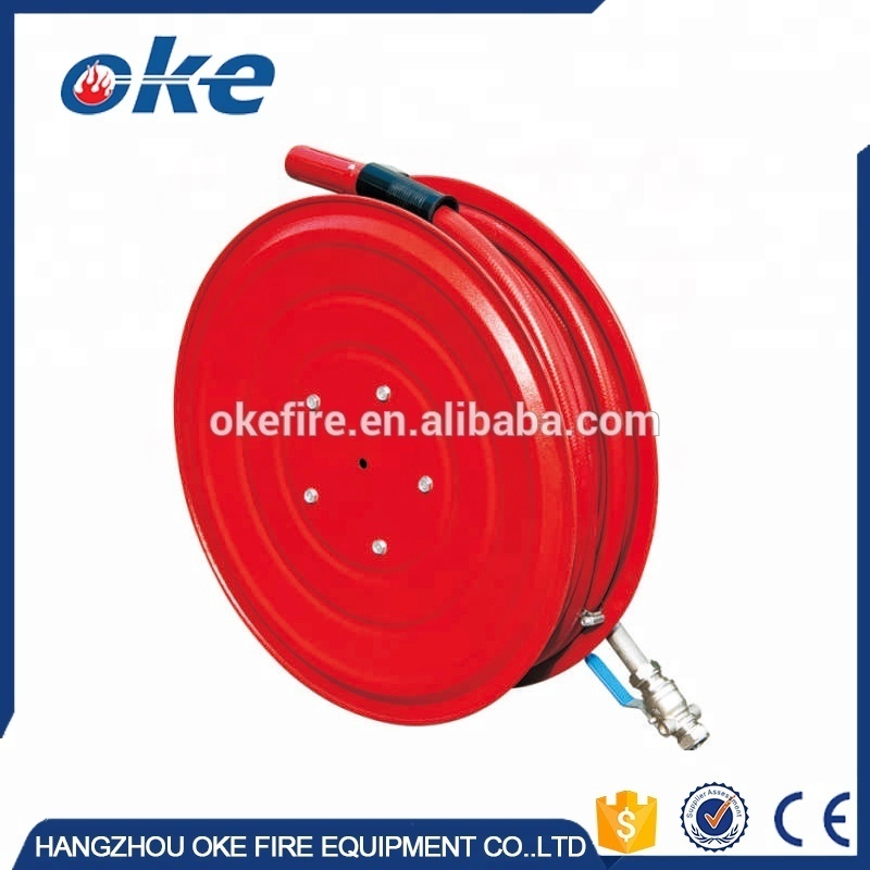 Okefire Wall Mounted Fire Fighting Hose Reel Drum