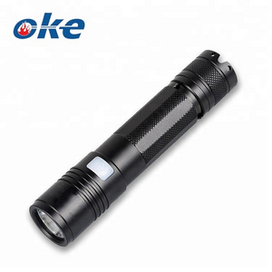 Okefire Mini Portable USB 3.7V Led Waterproof Rechargeable Tactical Torch Flashlight