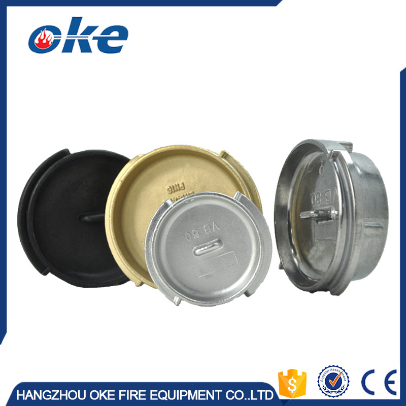 Manufacturers Okefire Tankwagon Aluminium Stainless steel Brass PP Hose End Coupling Cap