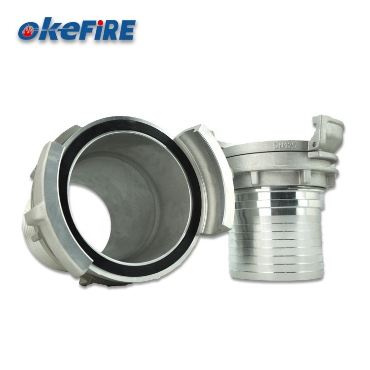 Okefire French Type Industrial Aluminum Fire Fighting Water Pipe Hose Fitting