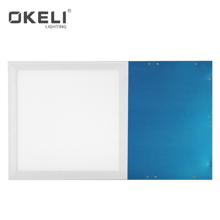 Commercial aluminum slim flat Led panel light 2x2  2x4  600x600 for ceiling supermarket