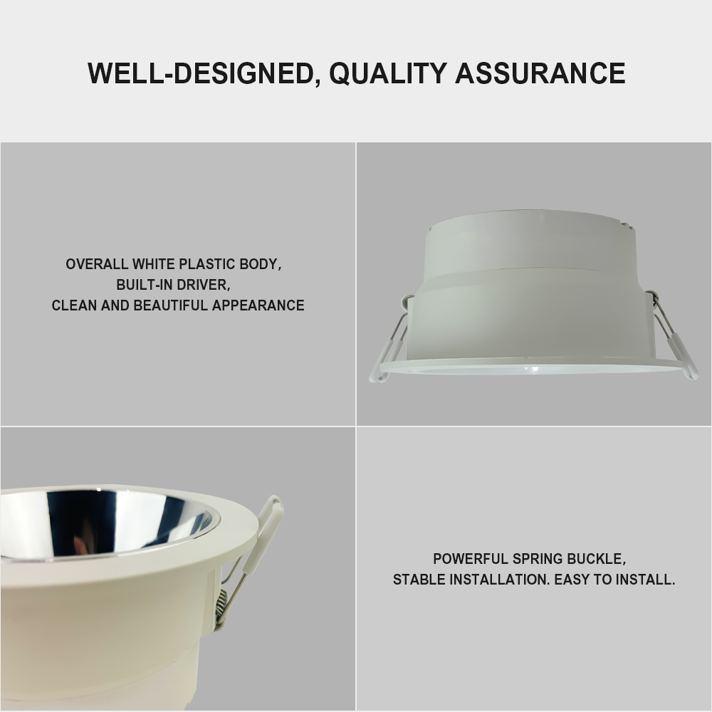 OKELI New Design Office Commercial Die Casting Aluminum 5 6 8 10 12 15Watts Recessed LED Down Light