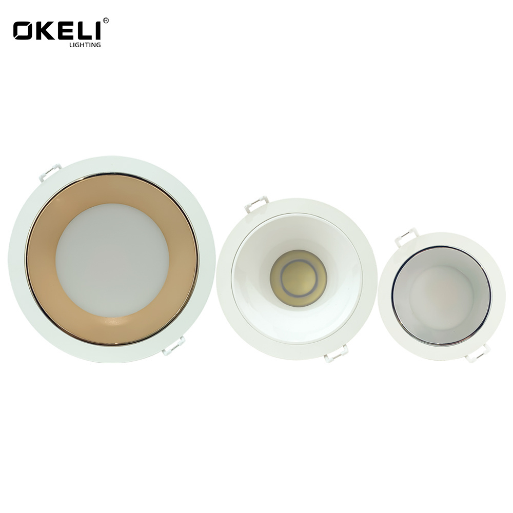 OKELI New Design Office Commercial Die Casting Aluminum 5 6 8 10 12 15Watts Recessed LED Down Light