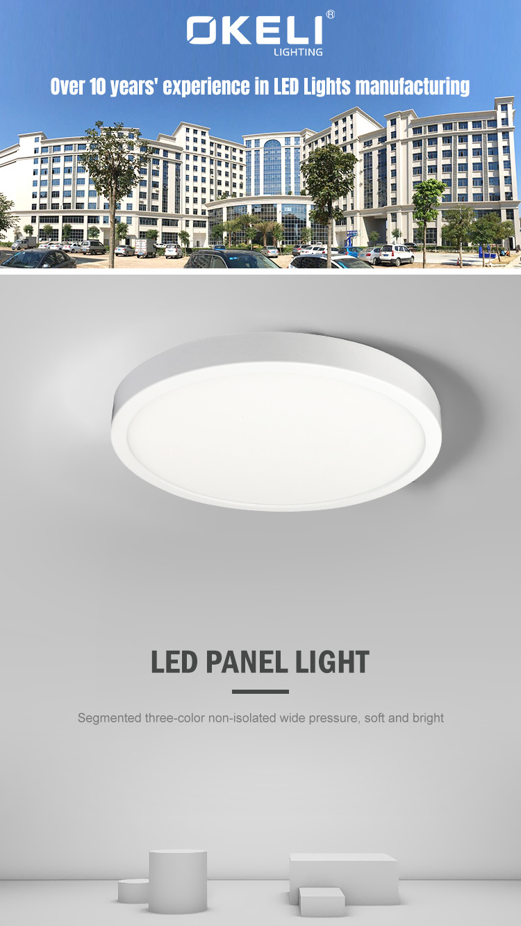 OKELI Led Flush Mount Ceiling Light Fixtures 24W 28W 38W 48W Acrylic Modern Led Ceiling Light For Home