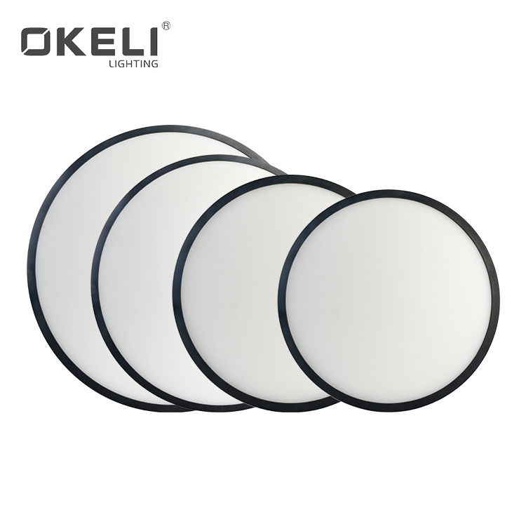 OKELI Ultra Thin Home Office Indoor Lighting Round Shape Surface Mounted Modern Lamp Led Ceiling Light